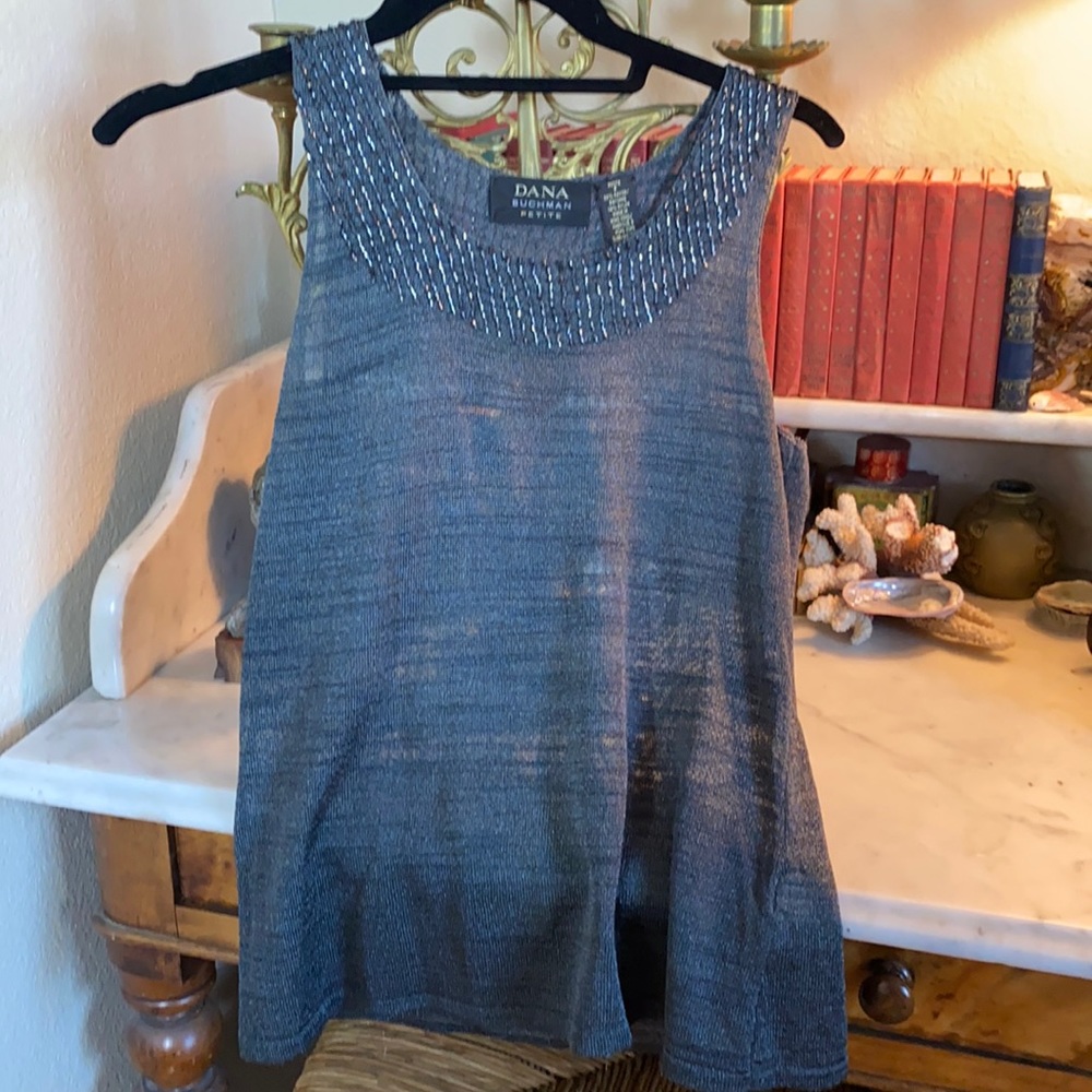 Dana Buchman Petite dressy beaded shell